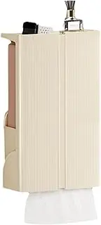 LeoLeoii Long Tissue Box, Bathroom Wall Mounted face wash Towel Storage Box, Toilet Kitchen Punching Free Large Bag, Portable Paper Drawer Box