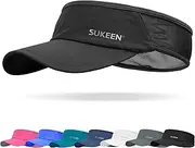 [Sukeen] Sports Sun Visor Men Women Lightweight Packable Cooling Stretchy Visor Hat for Running, Tennis, Golf