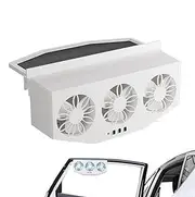 Exhaust Fan - Solar Car Exhaust Fan | Portable Vehicle Cooling Purifier | Car Wiindow Exhaust Fan | Powered Solar Exhaust Kit Fan | Cooler Air Vent Cooling System for Rv, Suvs, Trucks