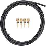 Baxnore Hydraulic Brake Hose, Disc Brake Tube with 4 Copper Olive Connectors, Nylon Coated Pressure Line for Installation Kit