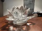 Shannon by Godinger - Crystal "LOTUS" - candle stick holder (1) - New
