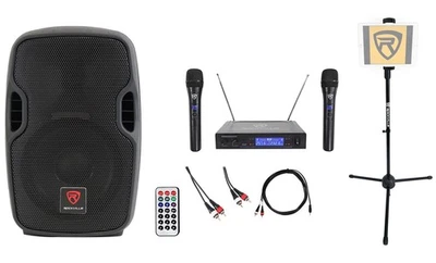 Rockville 8" Pro Karaoke Machine/System 4 ipad/iphone/Android/Laptop/TV/Tablet