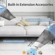 Brush-In-One Handheld Cordless Vacuum Cleaner for Carpets, Sofas, Keyboards