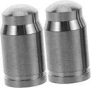 Totority 2pcs Bike Tire Valve Stem Caps: Titanium Alloy Bicycle Air Tires Cap Bike Debris Covers Replacement Cycling Accessories for Outdoor
