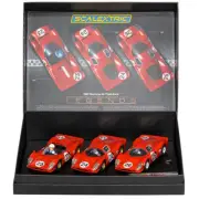 Scalextric C4391A 1967 Daytona 24 Triple Pack 1/32 Slot Car