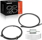 Fuel line Kit Compatible with Chevrolet S10 & GMC Sonoma, 1997-2004, 2.2L 4.3L, Replace# FL-GM56C, FL-GM16D