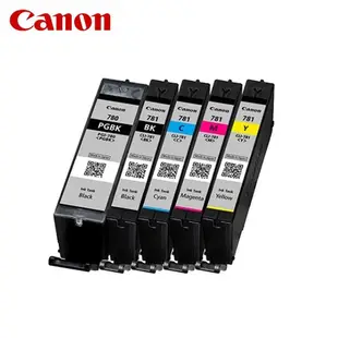 CANON PGI-780 CLI-781 原廠五色一組 全新 無彩盒福利品