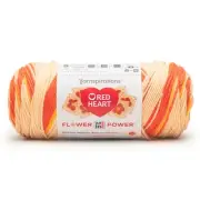 3 Pack Red Heart All In One Granny Square Yarn-ROSY DISPOSITION 5A002GBS-1GHW1
