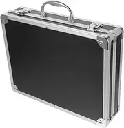 TOBBOMEY Aluminum Alloy Toolbox Safe Storage Box for Men Portable Workstation Case