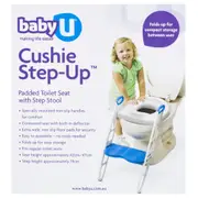 BabyU Cushie Step Up Padded Toddler/Kids Toilet Training Potty Seat w/Stool