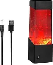 USB/Battery Operated LED Volcano Lamp, Volcano Night Light Multi-Color Changing Volcano Lamp Decorative Reusable Simulated Volcano Ambience Lamp for Home Office Bedroom Living Room