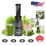High Yield Masticating Juicer - Easy Clean, Portable, Ideal for Healthy Living