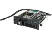 iStarUSA T-5K3525U-SA 5.25" to 2.5" and 3.5" SATA 6Gb/s Trayless Hot-Swap Cage w