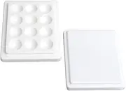 STOBOK Nail Art Craft Kit 1pc Manicure Beauty Tray Nail Paint Mixing Board for Home Salon Use