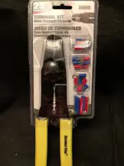 Conduct Tite Terminal Kit with Crimper/Stripper 25 pcs - #86690 - New!!!!
