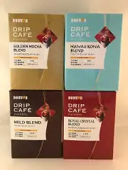 4 packs of Japanese Drip Coffee from Doutor Cafe - Mocha, Hawaii Kona, etc Blend