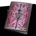 Zippo 1935 Replica Gothic Arabesque 2 Sided Pink Gradation Lighter New JP