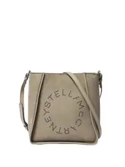 [Stella Mccartney] Stella Mccartney-Borsa A Tracolla Alter In Pelle Scamosciata Con Dettagli Profilati-Donna OS