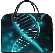 [WYUSPGK] Portable Travel Bag, Science Gene Strand Print Travel Tote Bag Double Zipper Handbag Stylish Tote Bag Multi-use Travel Tote, Science Gene Strand, One Size