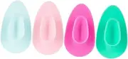 SOESFOUFU Facial Brush Set 4pcs Silicone Cleansing Brush Safe Comfortable for Deep Cleaning Perfect Friends
