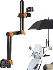 Outdoor Wheelchair Umbrella Bracket,Wheelchair Beach Folding Cart Attachment - Umbrella Frame Stand for Electric Stroller Walker Wheel Chair Carts Pram
