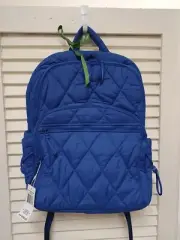 Vera Bradley Large Bancroft Backpack In Deep Ultramarine