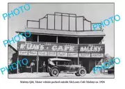 OLD 6 x 4 PHOTO MALENY QUEENSLAND McLEANS CAFE BUILDING c1926