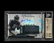 2014 Finest Pulsar Refractor Jordan Matthews RC AUTO PATCH /25 BGS 9.5