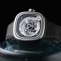 在飛比找誠品線上優惠-SEVENFRIDAY PS1 工業風透視自動上鍊機械錶-4