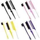Slicking Hair Brush Grooming Slick Brush Set Bristle Hair Brush Teasing Brush