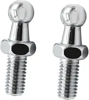 VINTORKY 2pcs Ball Head Bolts Threaded Design for Gas Column Applications Resistant for Vehicle Repairs and Machine Assembly