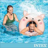 在飛比找PChome24h購物優惠-INTEX 可愛動物造型泳圈-3款造型可選(59266)