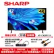 【SHARP夏普】AQUOS 4K Google TV智慧連網液晶顯示器 4T-C42FK1X 42吋