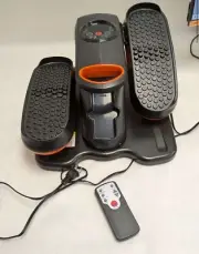 Motorized Under Desk Elliptical Trainer with Pedals LED Display &Remote