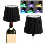 Type-C Rechargeable Bottle Lamp RGB Modes Night Light LED Desk Lamp for Bars