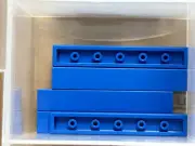 LEGO Parts - Blue Tile 1 x 6 - No 6636 - QTY 5