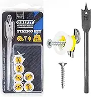 Grip-it GRPCURTKIT GRIPIT Curtain KIT, Yellow