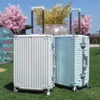 在飛比找蝦皮商城精選優惠-大容量行李箱 鋁框箱 堅韌抗壓 ins時尚旅行箱 拉桿箱 密
