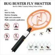 Electric Bug Buster Fly Swatter for Home & Camping Orange 48.5cm