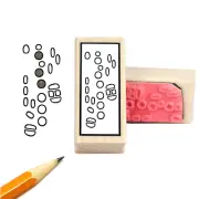 Saxophone Fingering Diagram Rubber Stamp: alto, tenor, baritone & soprano sax