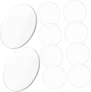 Cabilock 10Pcs Double Convex Acrylic Lens Convex Replacement Lenses for Precision Detail Examination for Professionals and Hobbyists