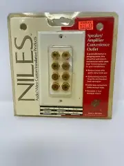 Niles Speaker Amplifier Convenience Outlet Audio BJ-8D White Sealed