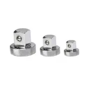 PK Tools 1/4", 3/8" & 1/2" Dr Low Profile Socket Adaptor Set - 3pc
