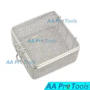 Micro Mesh Tray Autoclave 7.5 x 7.5 x 3.5 Cm Perforated Mesh Box DN-373