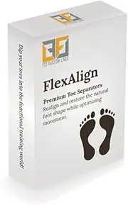 FlexAlign Corrective Toe Spacers - Bunion Relief and Toe Restoration Kit