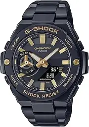 [Casio] G-Shock GSTB500BD-1A9 Analog Digital Black Strap Men's Watch, Black Dial, 46.6 × 48.9 × 12.8 mm