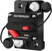 Circuit Breaker,Electronic Battery Overload Protector - Manual Reset Car Marine Trolling Motors Boat Circuit Breaker for Audio System, 12-48V