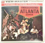 Underground Atlanta Georgia 1973 3d View-Master 3 Reel Packet NEW SEALED