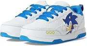 [JOSMO] Boy's Sonic The Hedgehog Sneaker (Little Big Kid) Skate Shoe, White, 3 Big Kid