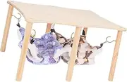 Qianly Guinea Pig Hammock Hanging Bed Nest Hideout for Bunny, Ferret, Squirrel, Sugar Glider